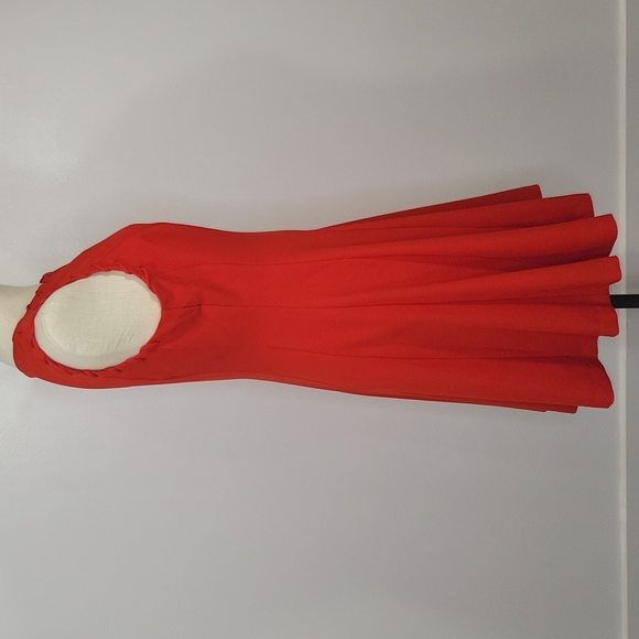 Gabby Skye Red Flared Dress NWT SZ 10 - Picture 4 of 14
